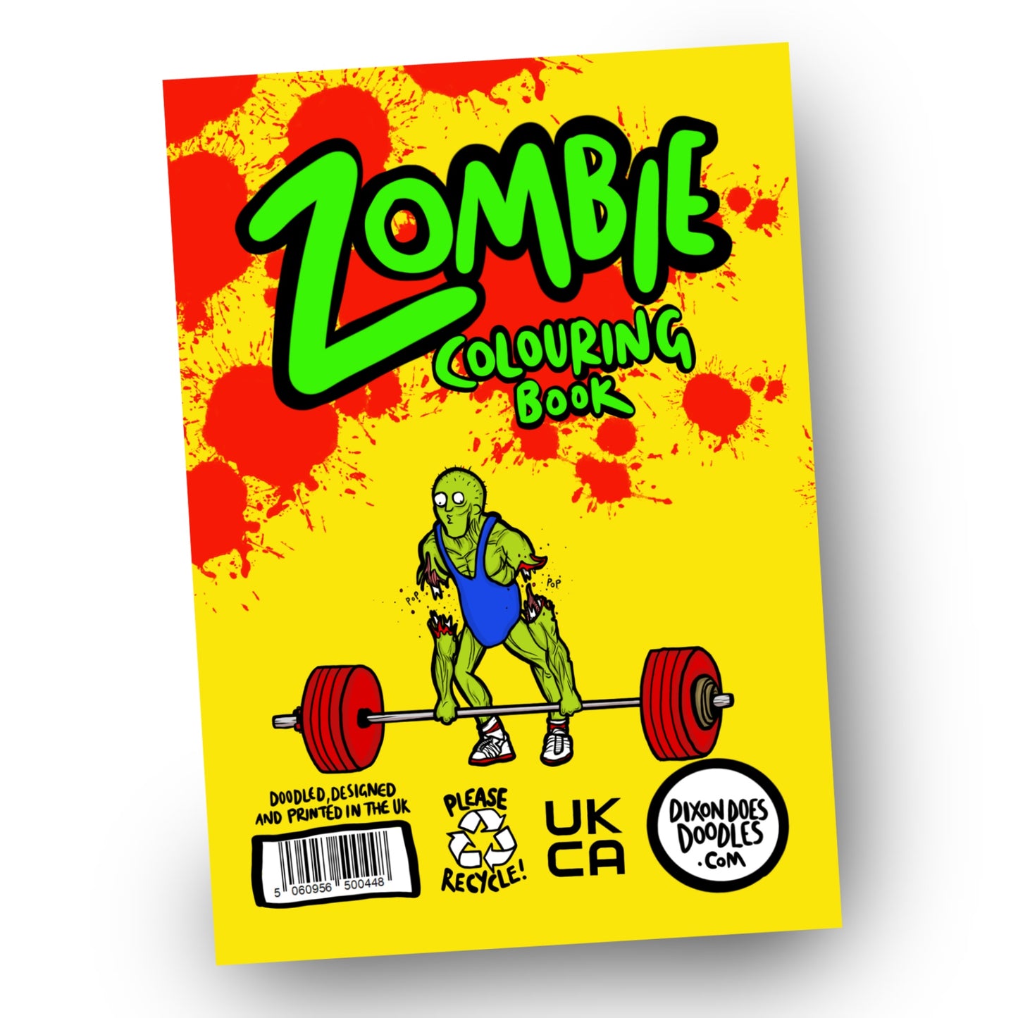Zombies Colouring Book - A5 - Perfect for rucksack or Stocking