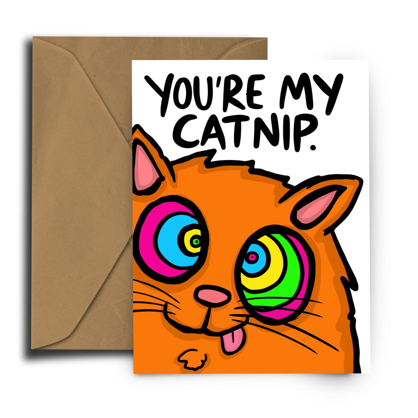 You're My CatNip - Greeting Card - Love