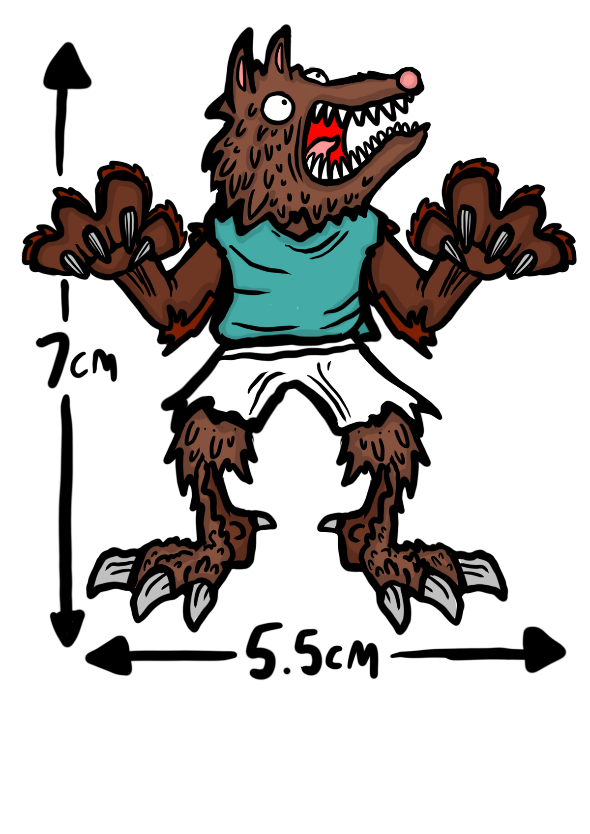 Zombie Head Sticker - Vinyl Sticker