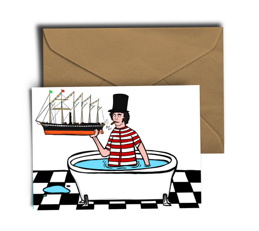 Brunel in Bath - Bristol Landmark - Greeting Card - Free UK Postage