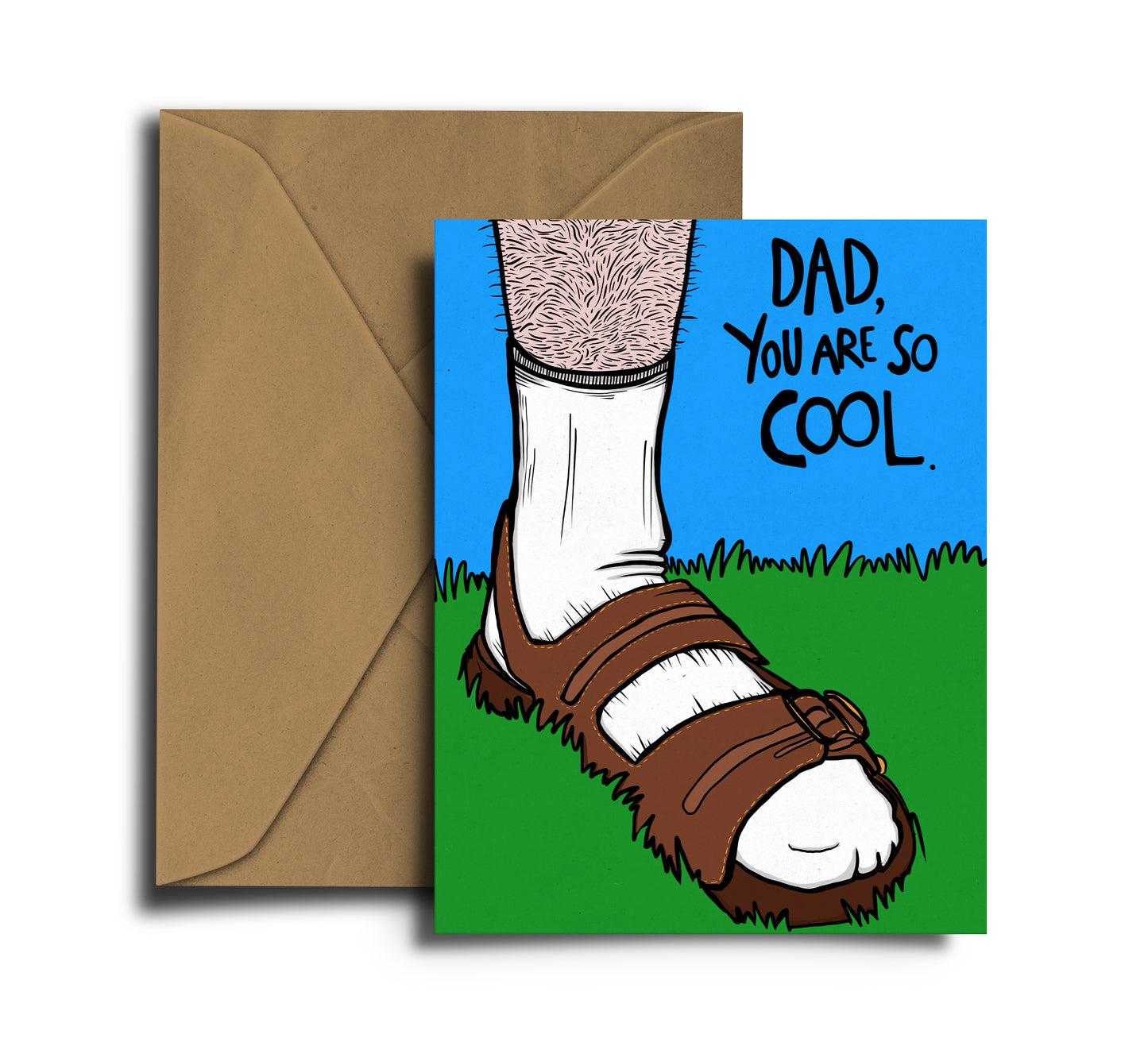 Dad You Are So Cool! Fathers Day - Greeting Card - Free UK Postage