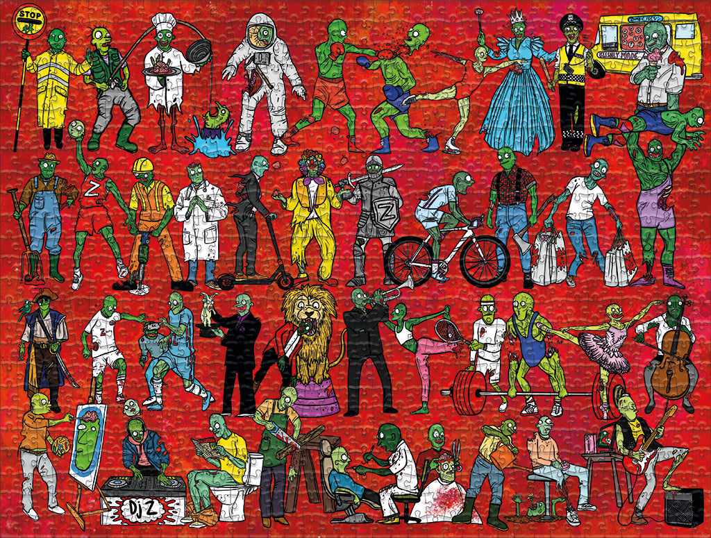 Zombies! 1000 Piece Jigsaw Puzzle