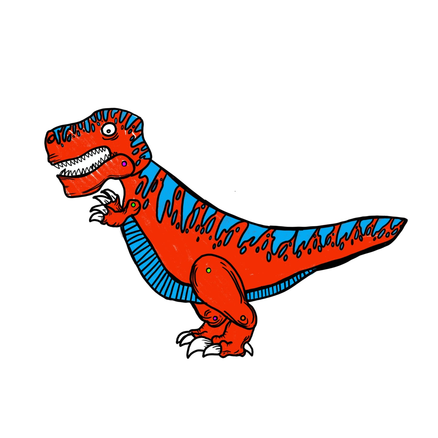 T-Rex Split Pin Puppet Craft Pack