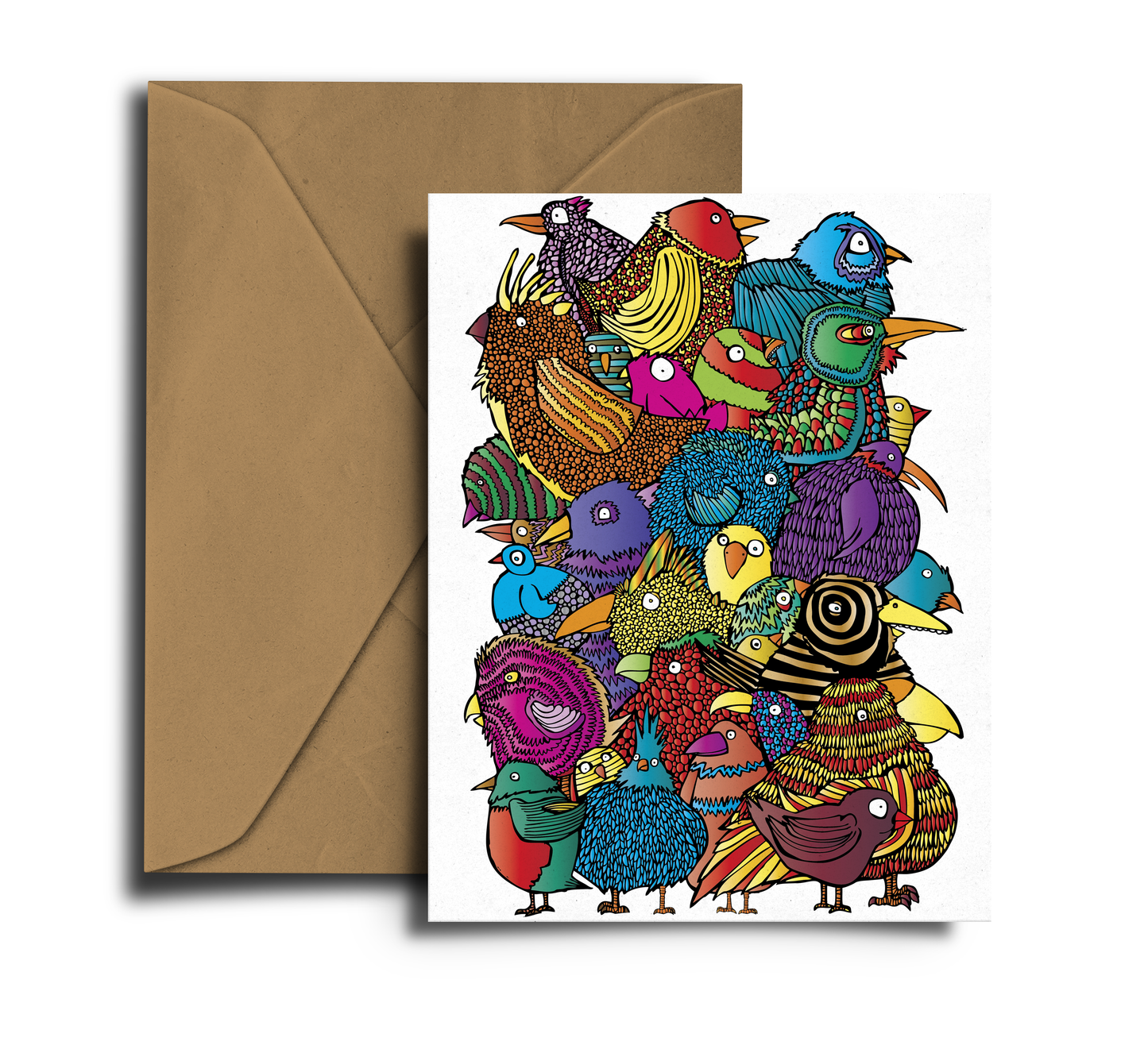 Birds! - Greeting Card - Free UK Postage