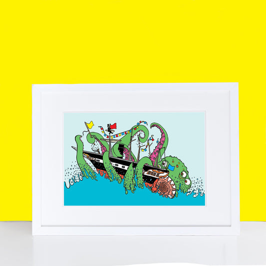 Octopus Vs SS Great Britain Print