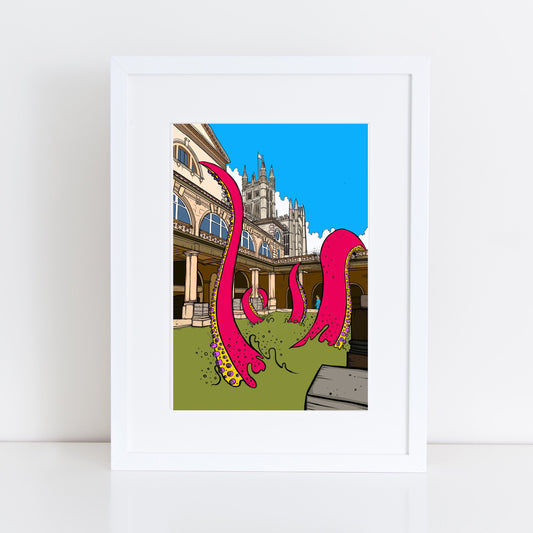 Beast vs Bath roman Spa Print