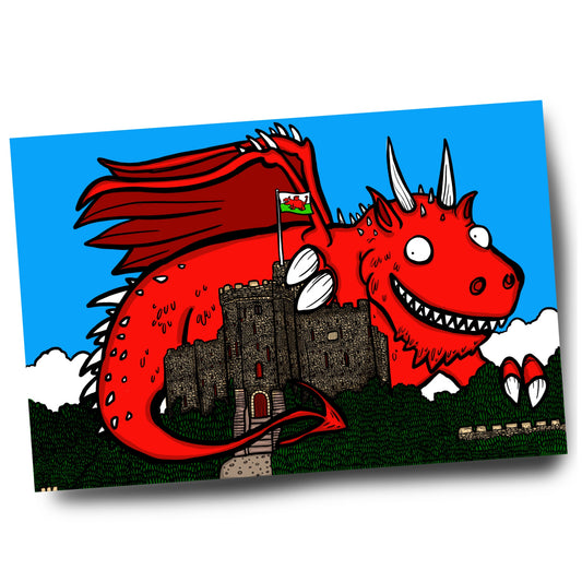 Cardiff Castle and Dragon