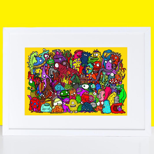 Monsters! Print