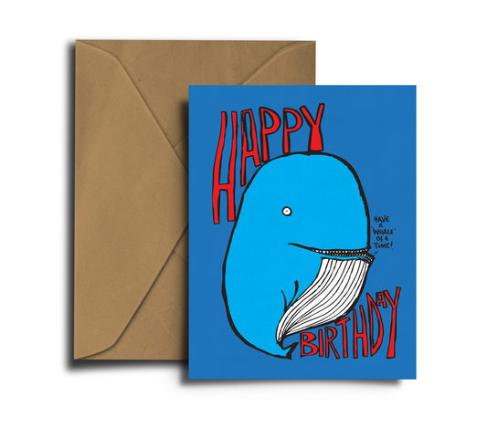 Whale Of A Time! Birthday Card