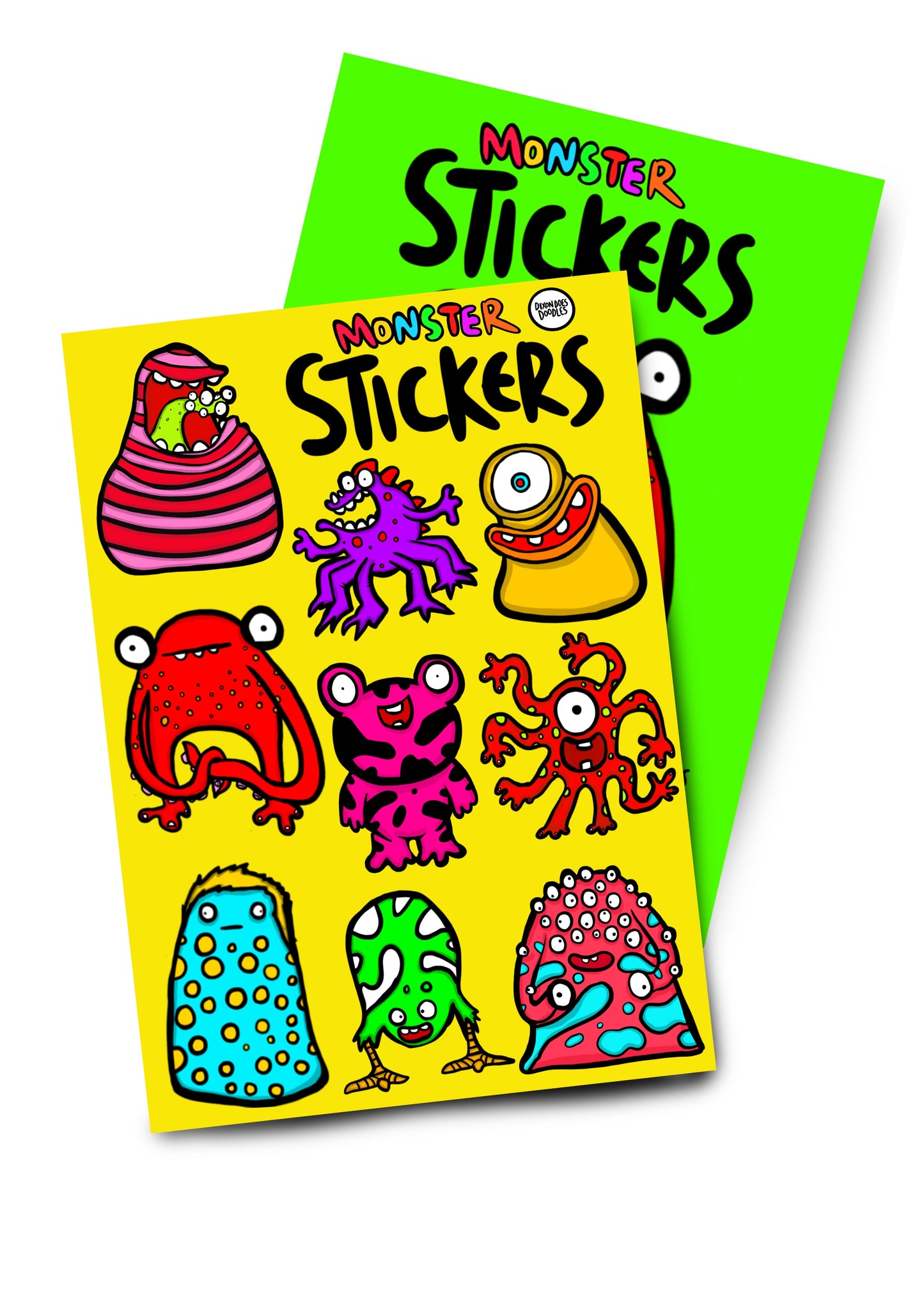 Monsters Sticker Sheet