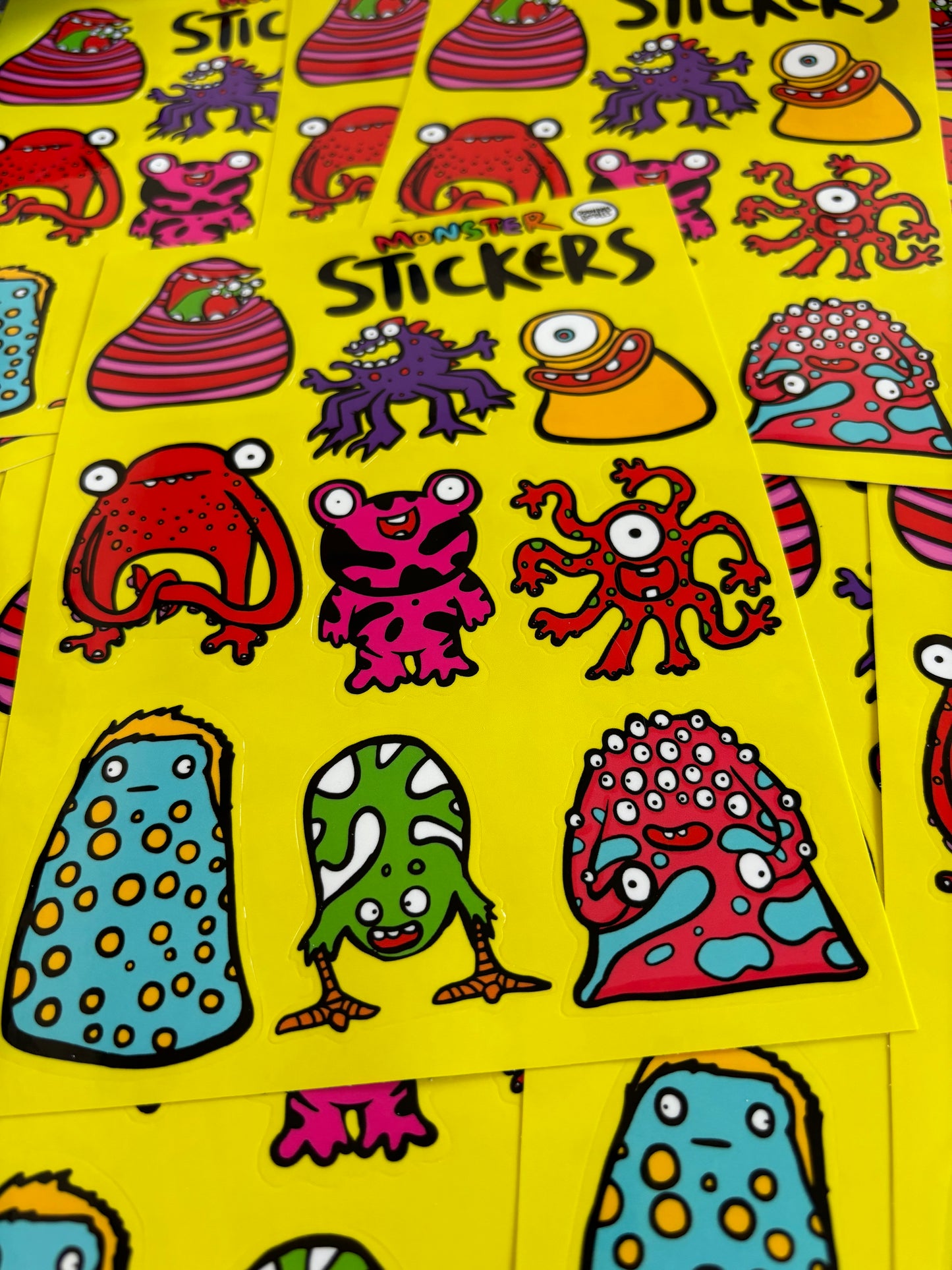 Monsters Sticker Sheet