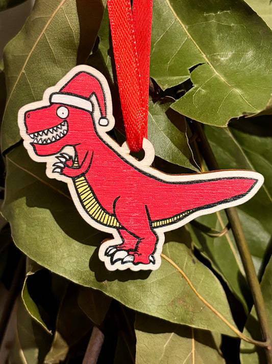 TREE REX Wooden Christmas Tree Decoration