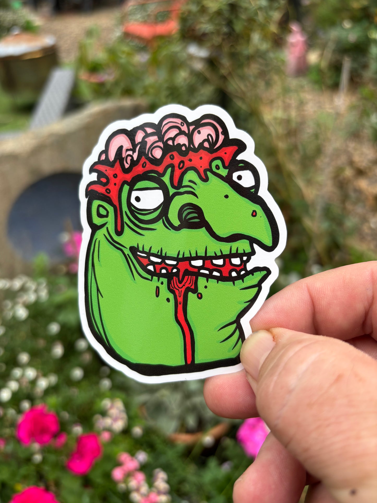 Zombie Head Sticket