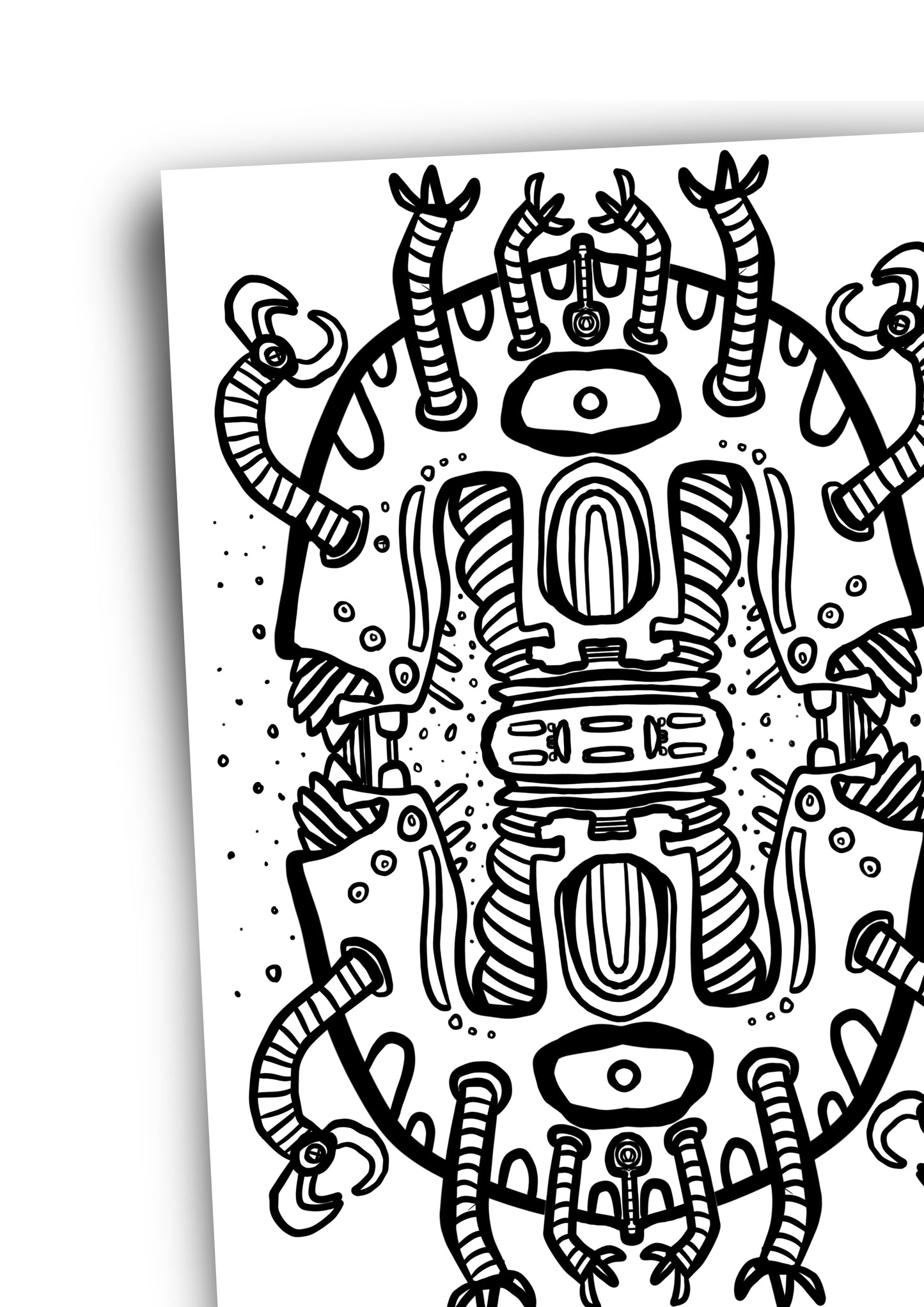 Robots! Colouring Book