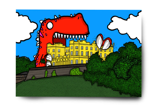 Dinosaur vs The Dower House - Bristol - Print