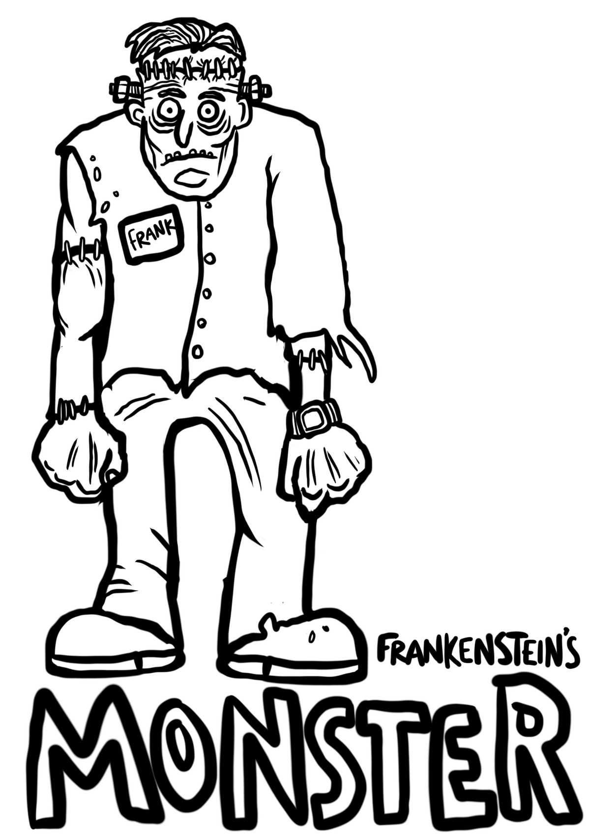 Magic and Monsters! Colouring Book - 36 pages of mega magic Halloween SHIPPING 30/09