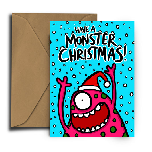 Monster Christmas - Christmas Card