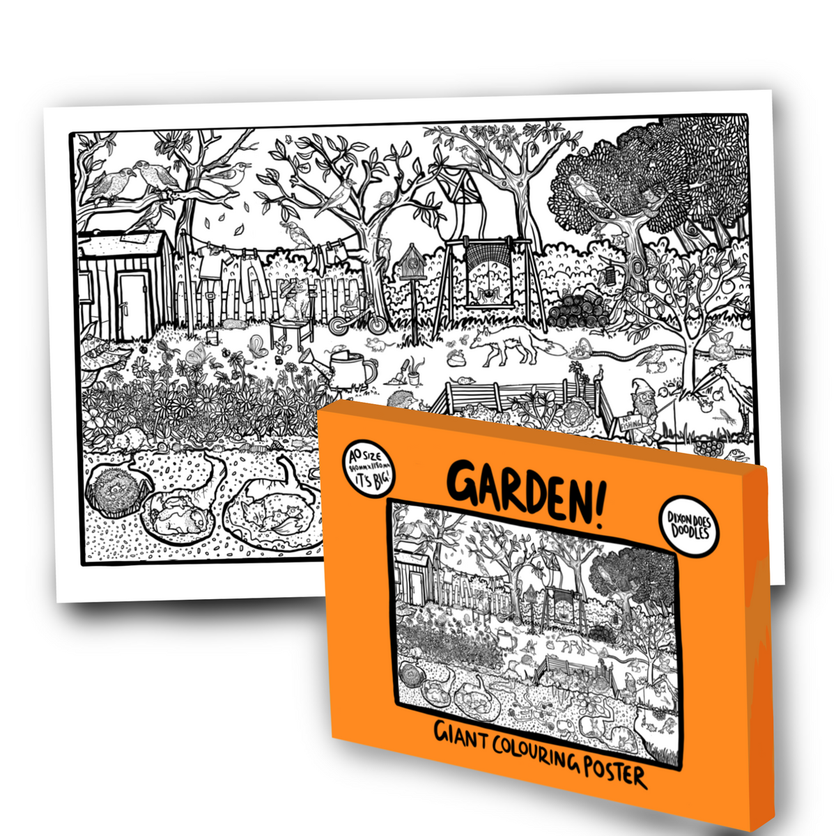 Garden! Giant Colouring Poster Pre-ORDER