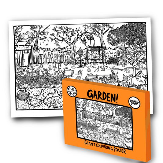 Garden! Giant Colouring Poster