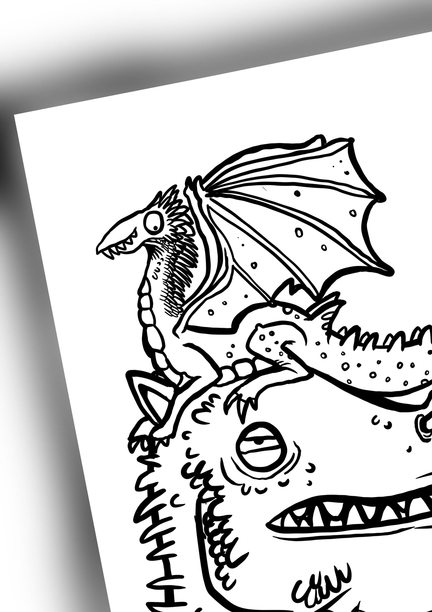 Dragons! Colouring Book - 36 pages of Dragons!