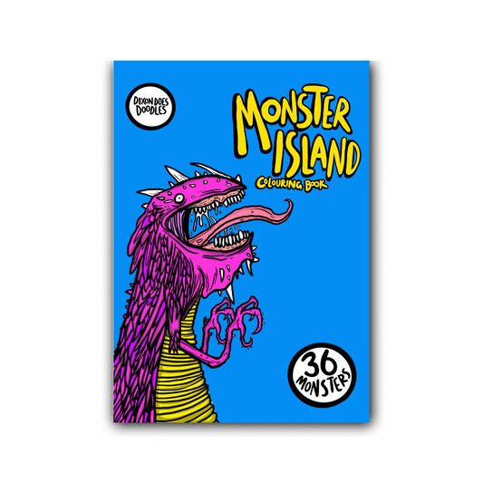 Monster Island Colouring Book