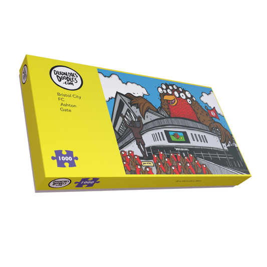 Personalised Jigsaw - Ashton Gate x Bristol City FC Jigsaw - Bristol -  Pop a message on the box!