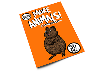 MORE Animals! Colouring Book