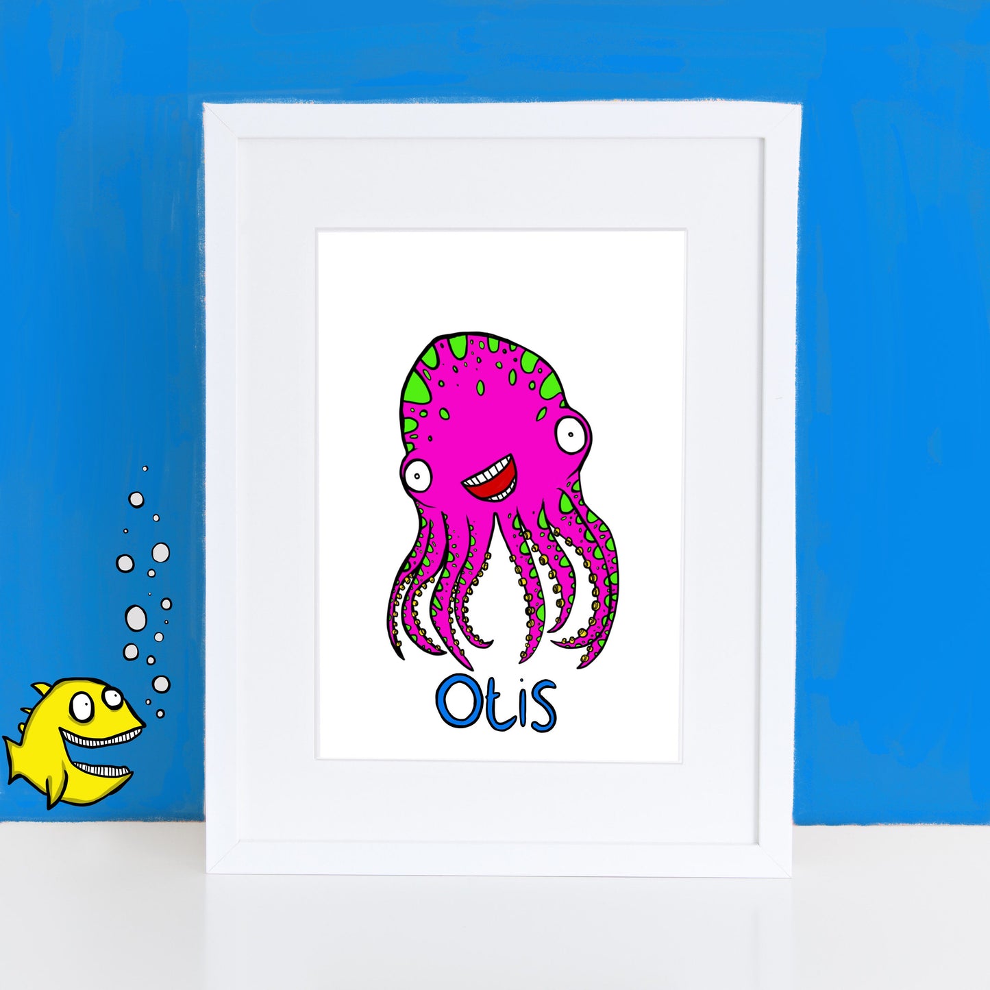 Octopus - Personalised Print - Personalised Wall Art - FREE UK SHIPPING - Magic - Sea